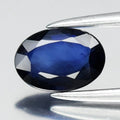 0.65ct 6.8x4.7mm VS Oval Blue Sapphire - Ceylon Gemstone