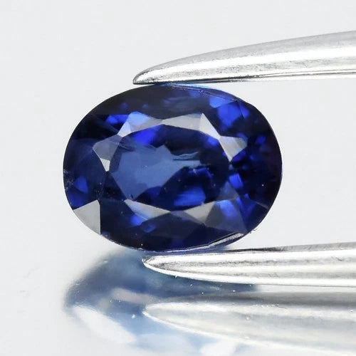 0.50ct 4.8x3.7mm Oval Blue Sapphire - Ceylon Gemstone