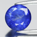 0.90ct 5.7mm Round Blue Sapphire - Ceylon Gemstone