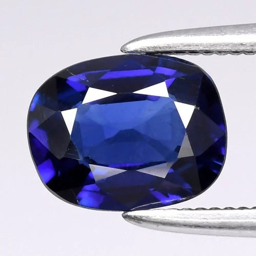 1.08ct 7x5.5mm VS Cushion Blue Sapphire - Ceylon Gemstone