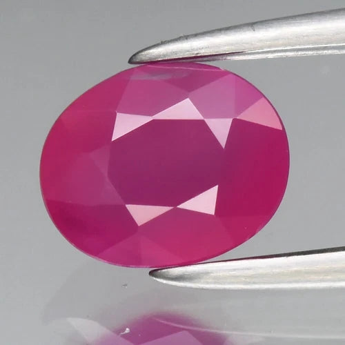 0.94ct 6x5mm Oval Unheated Pink Sapphire Gemstone, Mozambique