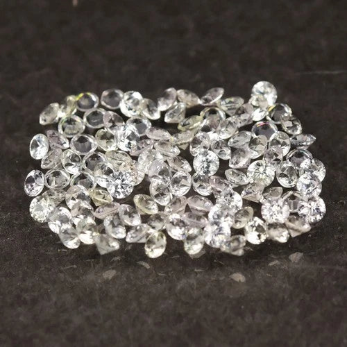 100pcs Lot 4.43ct t.w Round Brilliant Natural Sapphire - Heated, Ceylon Gems