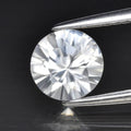 1.45ct 6.5mm VS Round Brilliant Natural Gentle Heat White Zircon, Africa