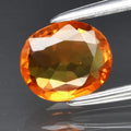 0.73ct 6.2x5.2mm VS Oval Yellow Sapphire Gemstone, Thailand