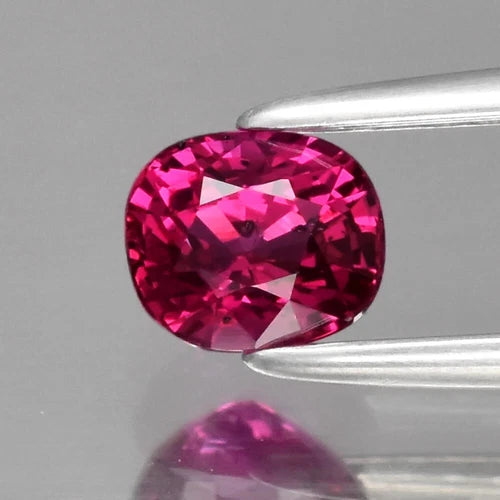 CERTIFICATE Incl.* 0.52ct Cushion Unheated Purplish Red Ruby, Mozambique