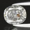 0.71ct Oval Natural Untreated AAA Fancy Galaxy Salt & Pepper Diamond I1