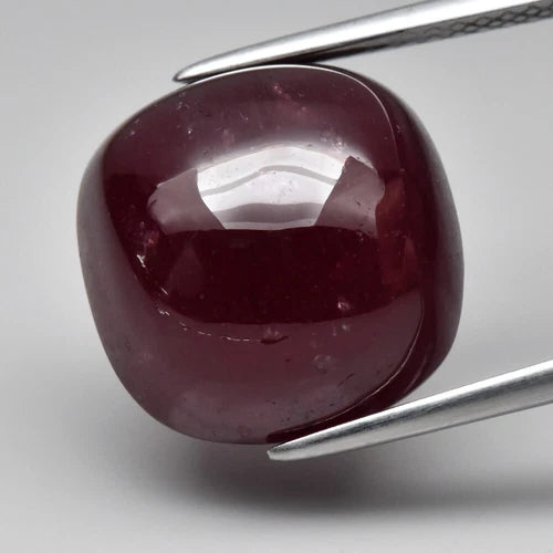 Big! 13.02ct 13x12.6mm Cushion Cabochon Natural Reddish Purple Rhodolite Garnet