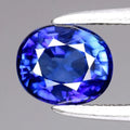 1.01ct 6x5mm VVS Oval Blue Sapphire - Ceylon Gemstone