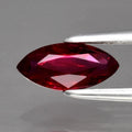 0.48ct 7.4x3.6mm Marquise Natural Red Ruby Gemstone Unheated Mozambique