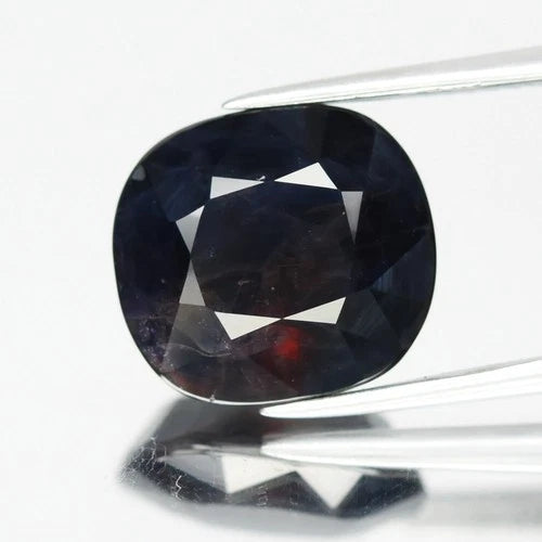 Big! 8.10ct Cushion Natural Deep Orangish Blue Sapphire - Heated, Madagascar