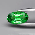0.58ct 6.7x4mm Oval Natural Shocking Green Tsavorite Garnet, Tanzania