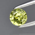 0.25ct 3.8mm VS Round Brilliant Green Sapphire Gemstone, Thailand