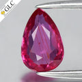 GLC CERTIFIED 0.73ct VS Pear Natural Pink Sapphire - Unheated, Mozambique Gem