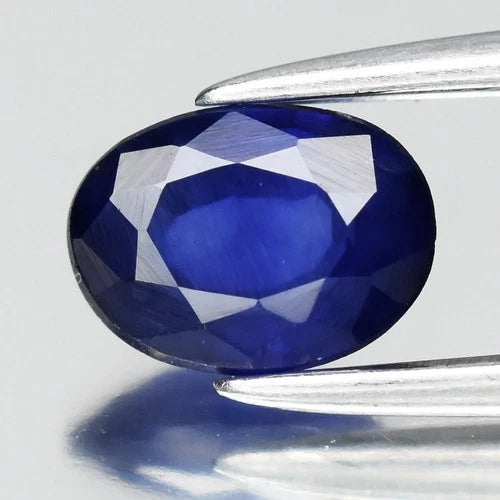 0.62ct 6x4.2mm Oval Blue Sapphire - Ceylon Gemstone