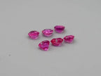 CERTIFICATE Incl.* 6pcs Lot 1.67ct t.w Heart Unheated Pink Sapphire, Gemstone - Video 1 of 1