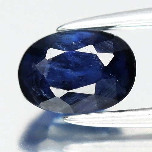 0.92ct 6x4.3mm Oval Blue Sapphire - Ceylon Gemstone