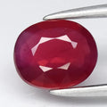GLC 0.92ct Oval Red Ruby - Unheated Mozambique Gemstone