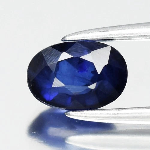 0.72ct 5.8x4mm Oval Blue Sapphire - Ceylon Gemstone