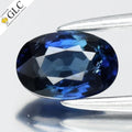 GLC CERTIFIED 0.65ct VS Oval Natural Blue Sapphire - Heated, Africa Gemstone