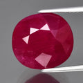 Big! 10.05ct 12.2x11mm Cushion Purplish Red Ruby Mozambique Gemstone