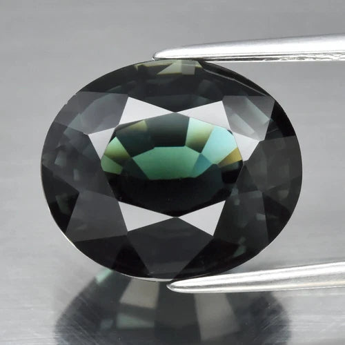 Marvelous! 6.87ct VVS Oval Natural Bluish Green Tourmaline Unheated Mozambique