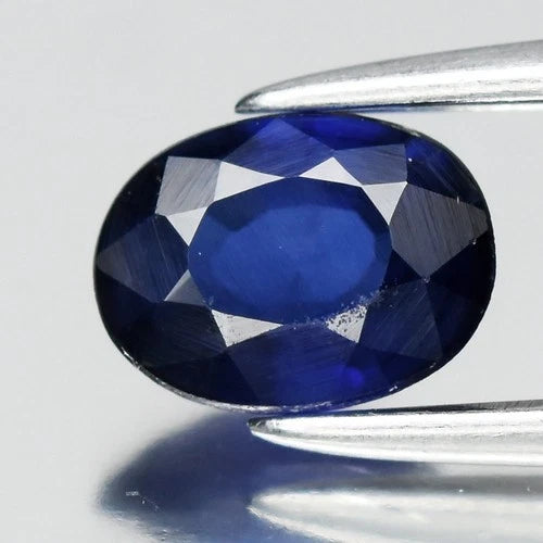 0.59ct 5.7x4.3mm Oval Blue Sapphire - Ceylon Gemstone