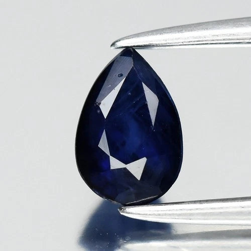 0.59ct 5.5x3.8mm Pear Blue Sapphire - Ceylon Gemstone