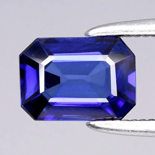 0.96ct 7.2x4.8mm VS Octagon Blue Sapphire - Ceylon Gemstone