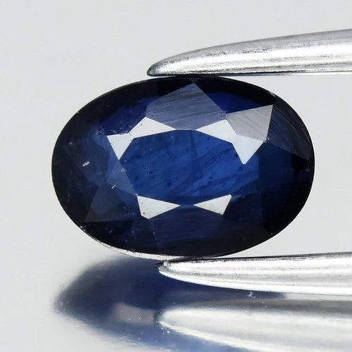 0.57ct 5.8x4mm Oval Blue Sapphire - Ceylon Gemstone