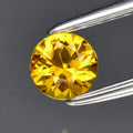0.33ct 4mm VVS Round Brilliant Yellow Sapphire Gemstone, Thailand
