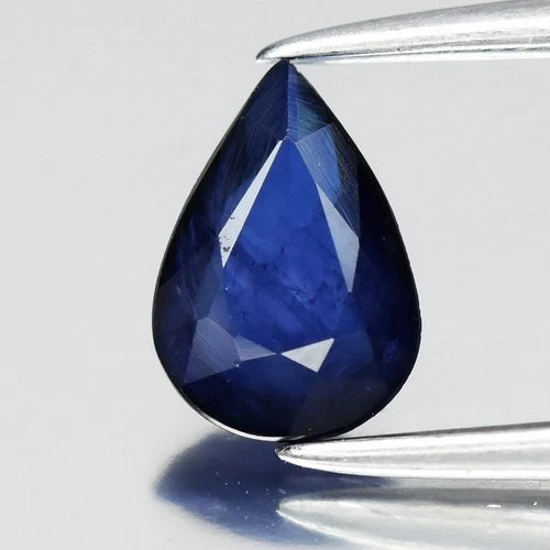 0.64ct 6.8x4.7mm Pear Blue Sapphire - Ceylon Gemstone