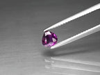 CERTIFICATE Incl.* 0.57ct VS Pear Natural Purple-Red Ruby Thailand, Gemstone - Video 1 of 1