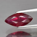 0.67ct 8x4mm Marquise Red Ruby, Mozambique Gemstone