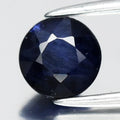 0.95ct 5.7mm Round Blue Sapphire - Ceylon Gemstone