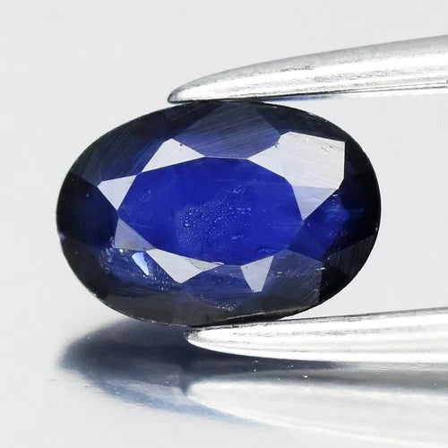 0.53ct 6x4mm Oval Blue Sapphire - Ceylon Gemstone
