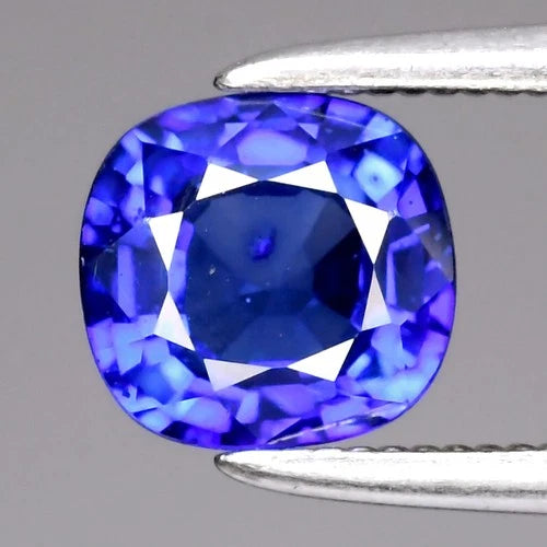 0.98ct 6x5.5mm VS Cushion Blue Sapphire - Ceylon Gemstone
