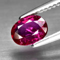 0.94ct 6.6x5.3mm Oval Natural Unheated Purplish Pink Sapphire, Mozambique