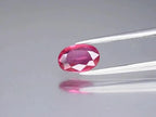 CERTIFICATE Incl.* 1.06ct Oval Natural Unheated Purplish Red Ruby, Mozambique - Video 1 of 1