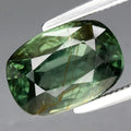 2.85ct 9.5x6.5mm Cushion Unheated Green Sapphire Gemstone, Australia