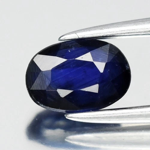 0.74ct 6x4.2mm Oval Blue Sapphire - Ceylon Gemstone