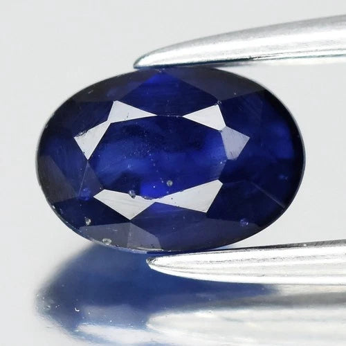 0.68ct 6x4mm Oval Blue Sapphire - Ceylon Gemstone