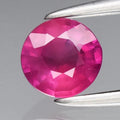 0.51ct 5mm Round Unheated Pink Sapphire Gemstone, Mozambique