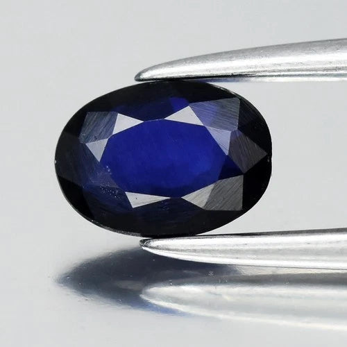 0.43ct 5.7x4mm VS Oval Deep Blue Sapphire - Ceylon Gemstone