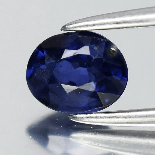 0.46ct 5x4mm Oval Blue Sapphire - Ceylon Gemstone