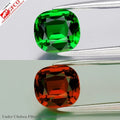 GFCO CERTIFIED Unheated 1.01ct IF Natural Vivid Green Chrome Tourmaline Gem