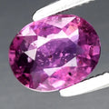 0.85ct 6.5x5mm Oval Unheated Purplish Pink Sapphire Gemstone, Mozambique