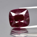 CERTIFICATE Incl.*Big! 10.03ct 12.52x11.42mm Cushion Natural Unheated Red Ruby