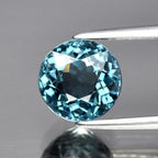 CERTIFIED* 1.49ct VVS Round Natural Unheated Green-Blue Indicolite Tourmaline — view 1