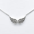 Natural Diamond Necklace in 18K WHITE GOLD 0.12ct t.w 18pcs E/VVS Diamond