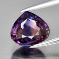 3.05ct 8.5x7.5mm VS Pear Unheated Blue-Pinkish Purple Sapphire, Madagascar